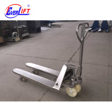 2ton 2.5ton 3ton Scale Stainless Steel Hand Pallet Truck for cold room